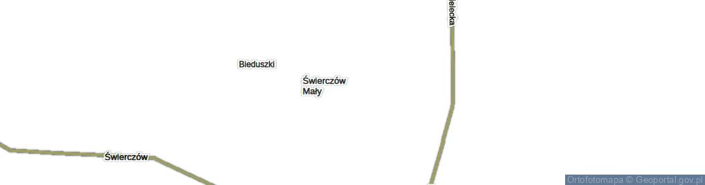 Zdjęcie satelitarne Świerczów Mały ul.